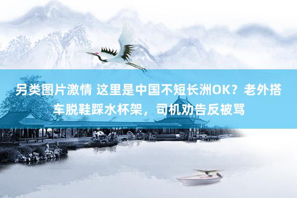 另类图片激情 这里是中国不短长洲OK？老外搭车脱鞋踩水杯架，司机劝告反被骂