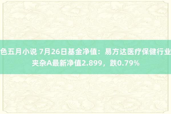 色五月小说 7月26日基金净值：易方达医疗保健行业夹杂A最新净值2.899，跌0.79%