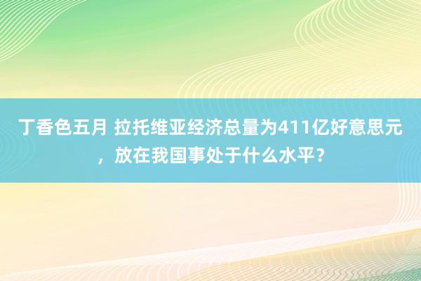 丁香色五月 拉托维亚经济总量为411亿好意思元，放在我国事处于什么水平？