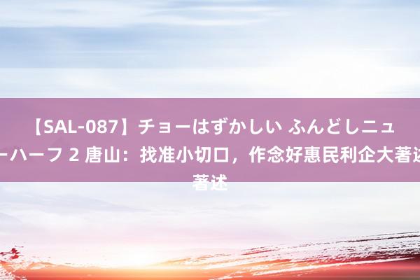 【SAL-087】チョーはずかしい ふんどしニューハーフ 2 唐山：找准小切口，作念好惠民利企大著述