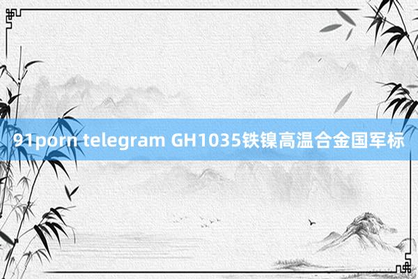 91porn telegram GH1035铁镍高温合金国军标